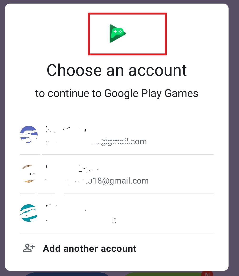google play account sign in games